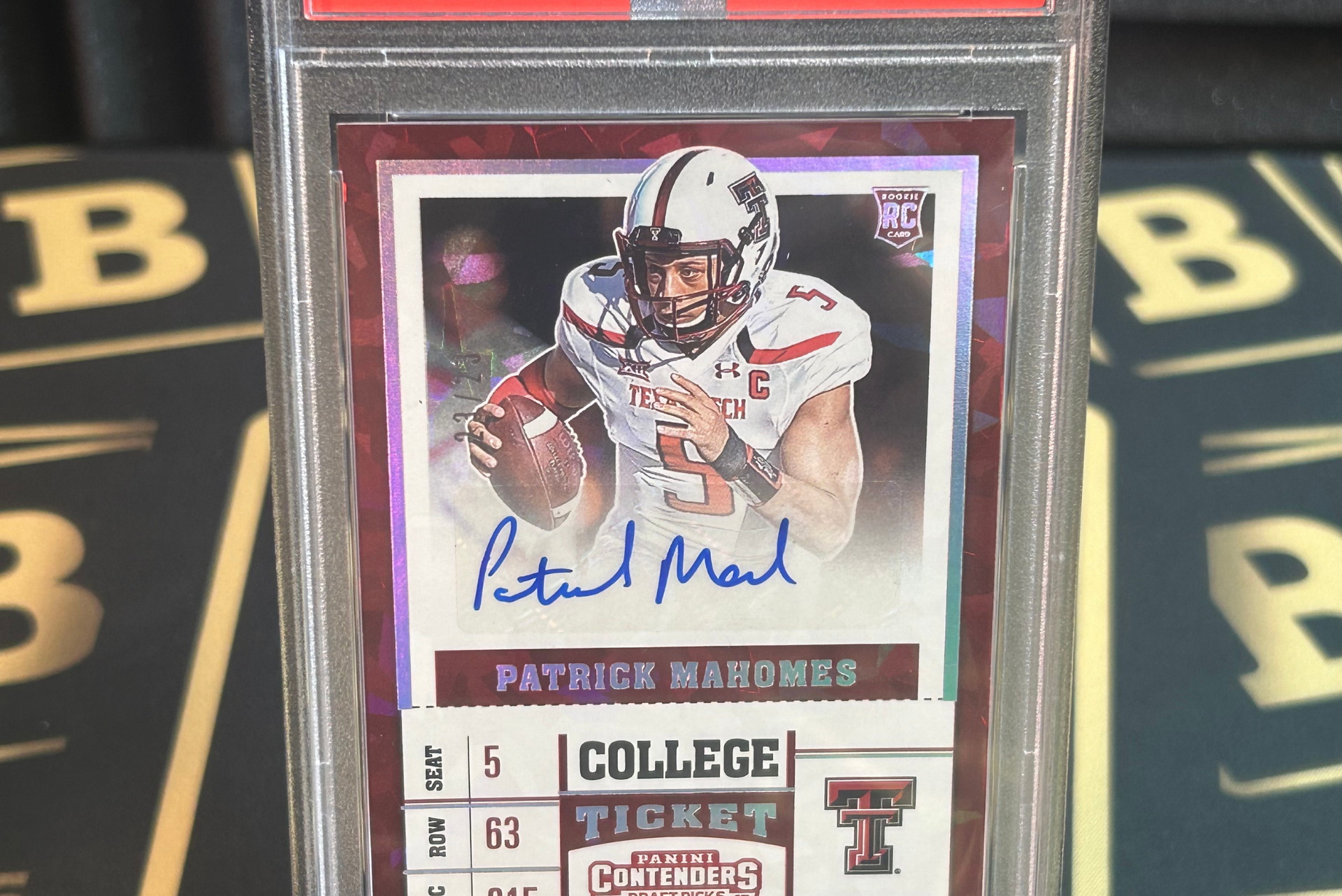 2017 Panini Contenders Patrick Mahomes Cracked Ice Autograph Live on Whatnot