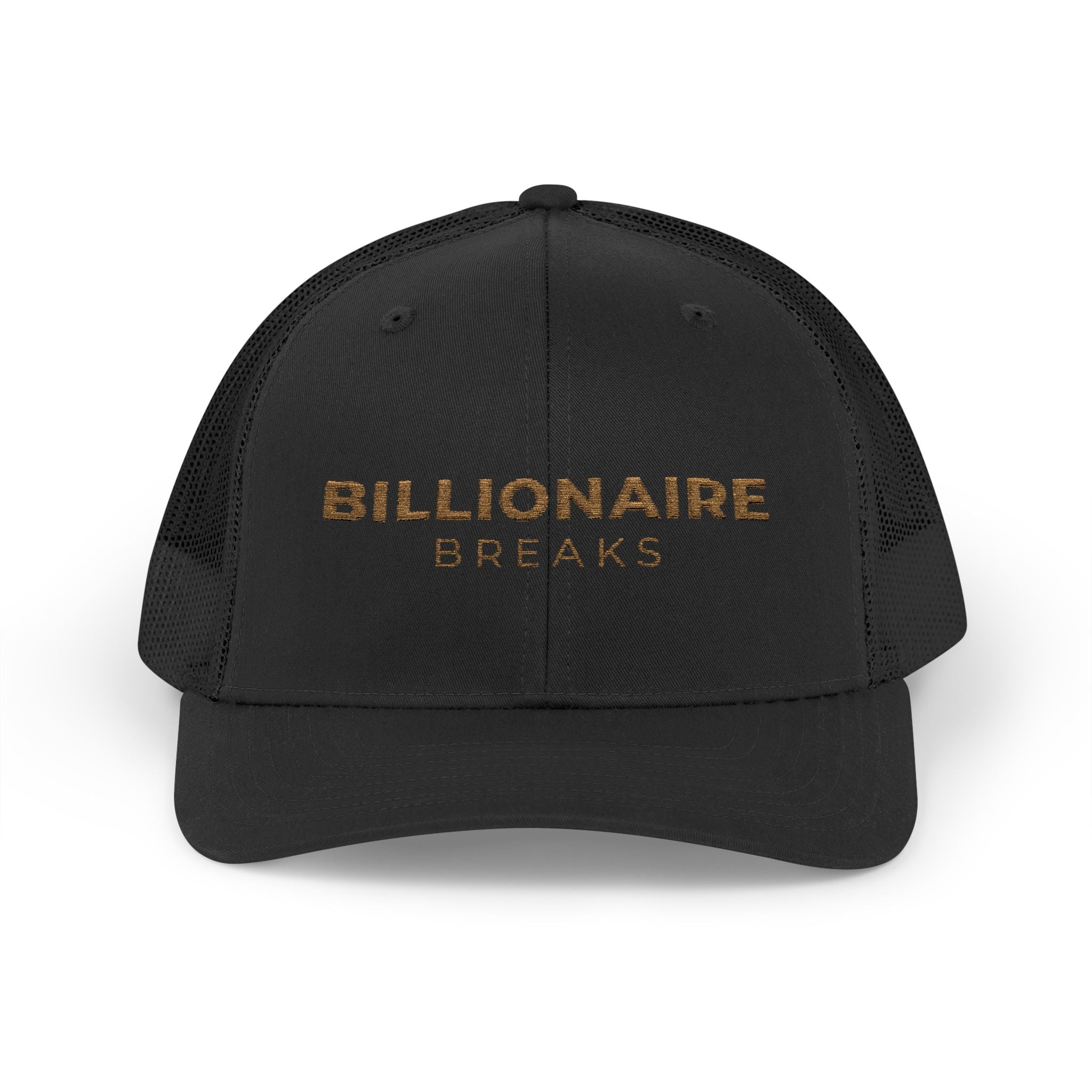 Billionaire Breaks Snapback Trucker Cap | Trendy Hat for Outdoors, Casual Wear, Gifts, Festivals, Fashion Statement