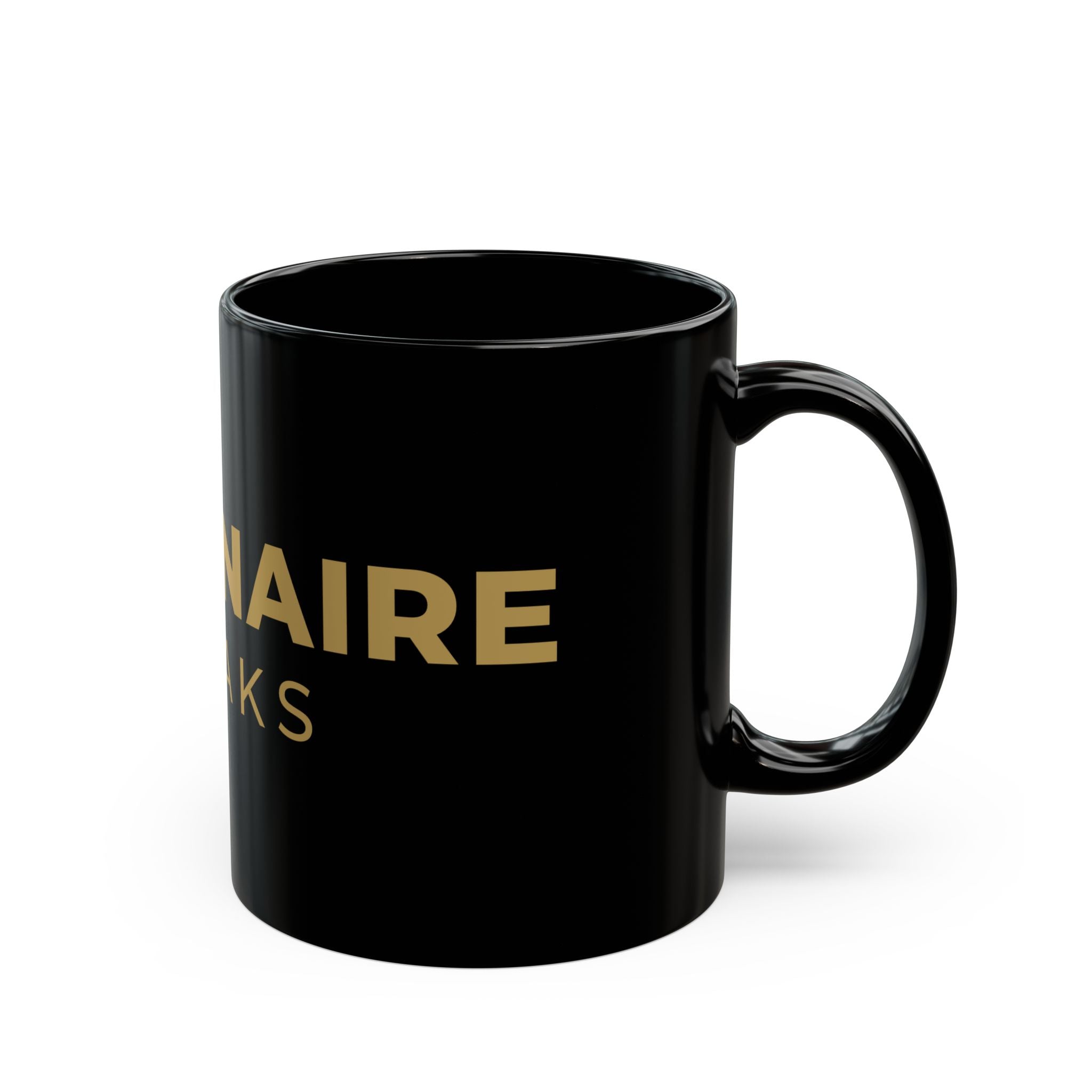 Luxurious Black Mug - Millionaire Breaks Design for Coffee Lovers, Gift for Entrepreneurs, Motivational Office Decor, Birthday [...]