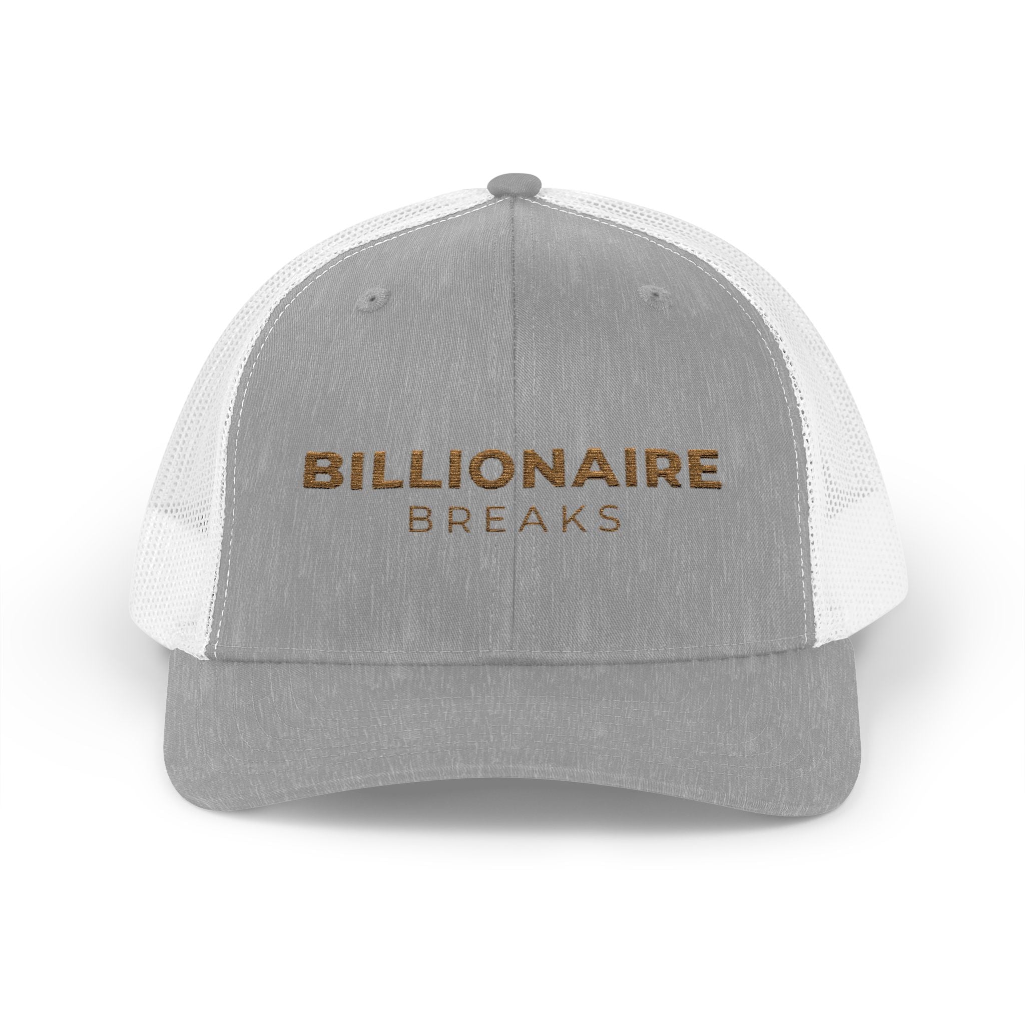 Billionaire Breaks Snapback Trucker Cap | Trendy Hat for Outdoors, Casual Wear, Gifts, Festivals, Fashion Statement
